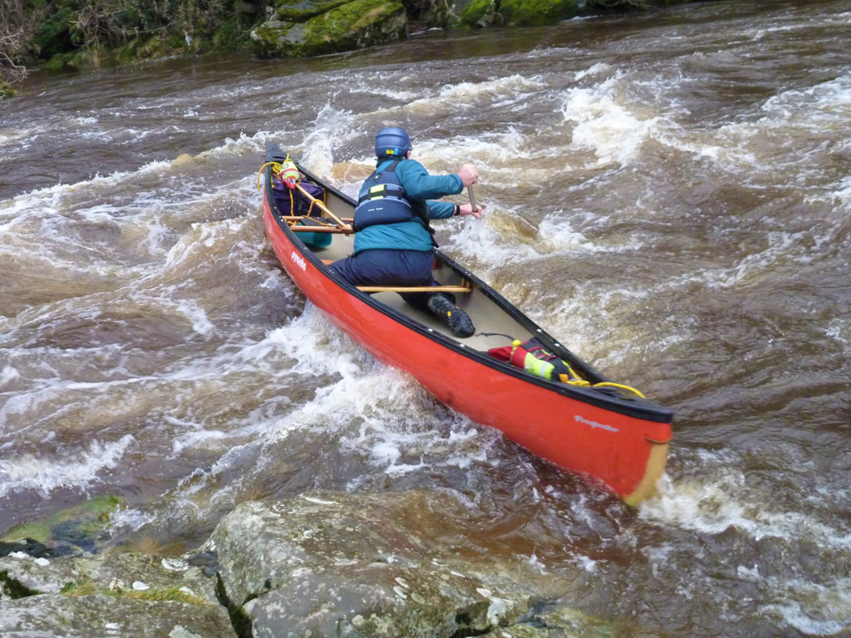 White Water Canoe Leader training