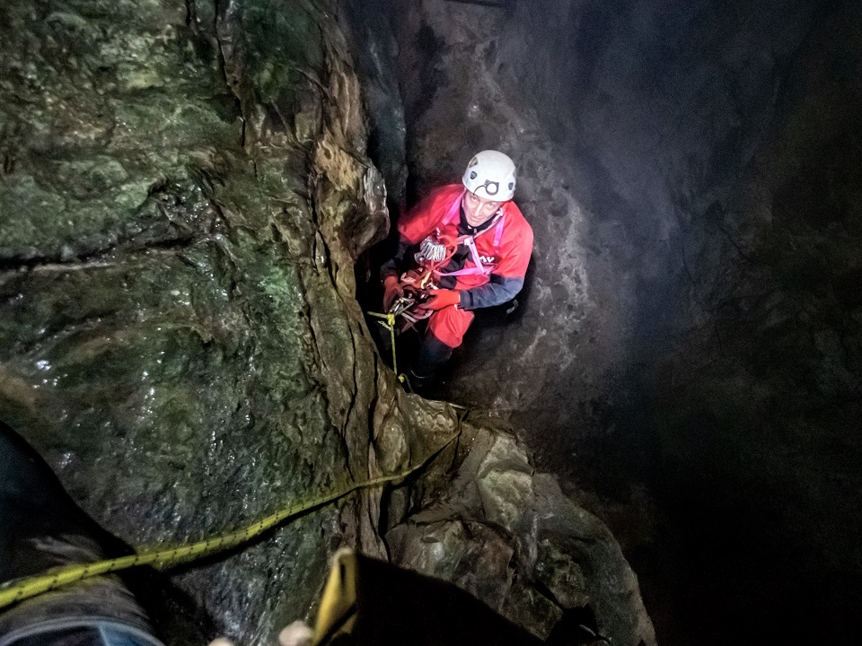 Vertical caving in the Yorkshire Dales