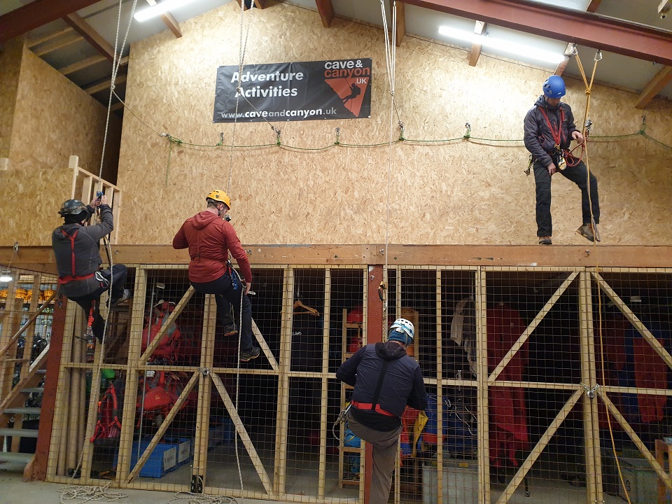 Vertical Cave Leader training Yorkshire Dales