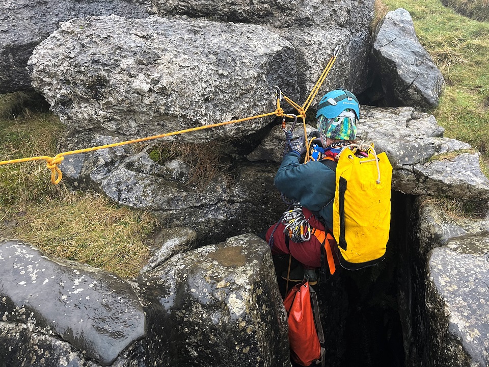 Vertical Cave Leader training, Yorkshire Dales