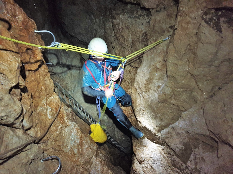 Vertical Cave Leader training, Yorkshire Dales